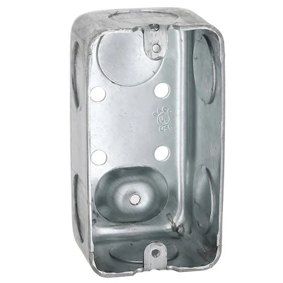 Hubbell RACO 1-Gang Galvanized Steel Handy Electrical Box