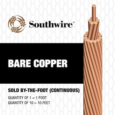 Southwire 18 -Gauge Stranded Soft drawn Copper Bare Wire ( By-the-foot )