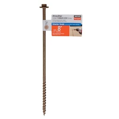 Simpson Strong-Tie Strong-Drive SDWH Timber-Hex 5/16-in x 8-in Double-barrier Exterior Construction screws
