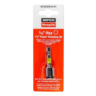Simpson Strong-Tie 1-3/4-in 5/16-in Hex Screwdriver Bit
