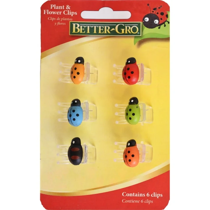 Better-Gro 6-Pack Multi-color Orchid Stem Clips
