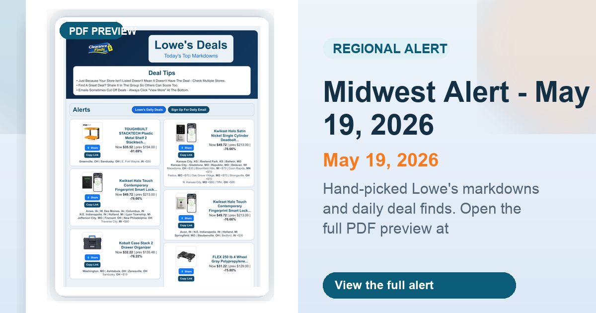 Midwest Alert - May 19, 2026 preview