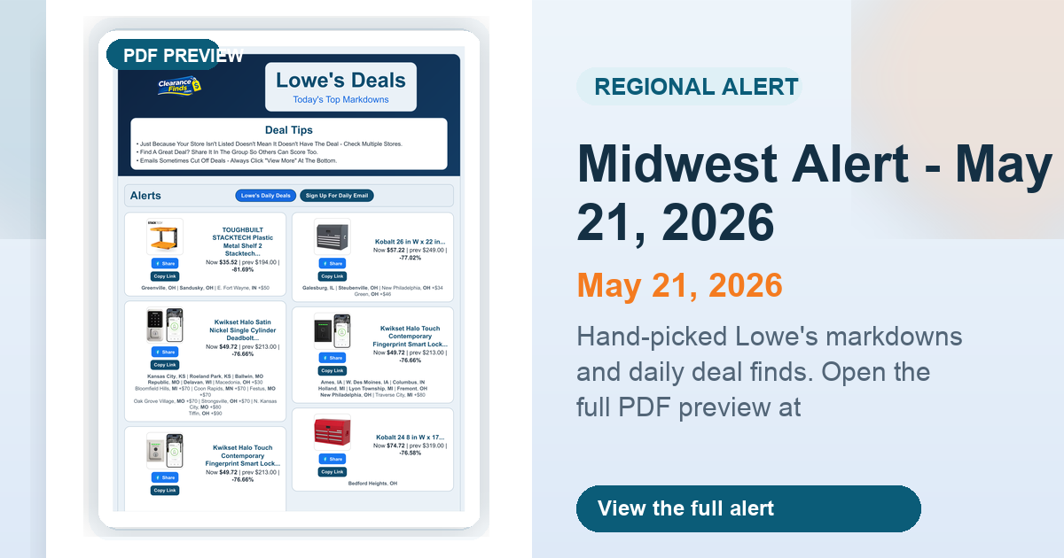 Midwest Alert - May 21, 2026 preview