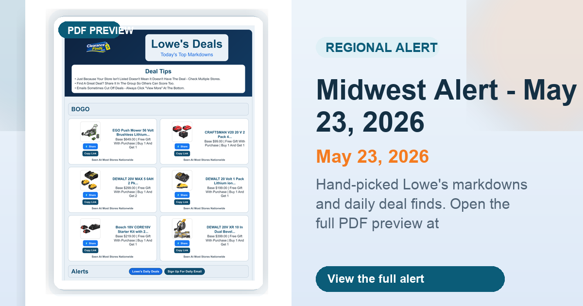 Midwest Alert - May 23, 2026 preview