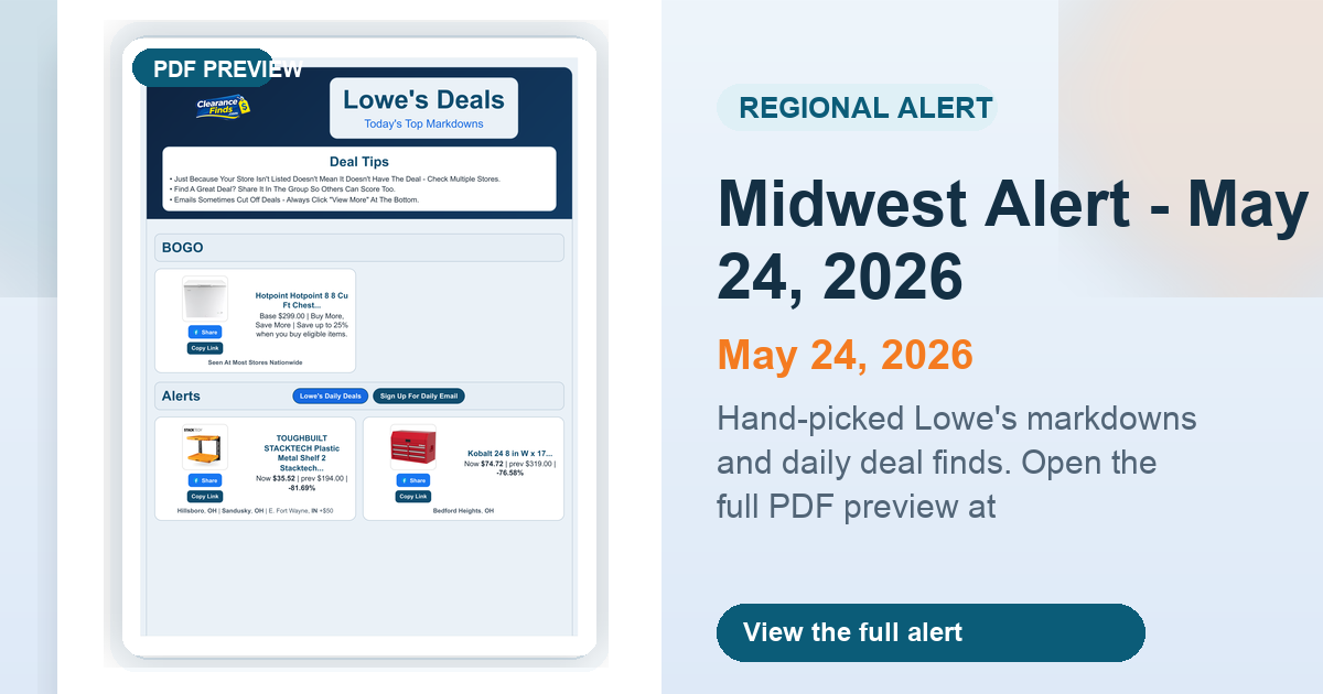 Midwest Alert - May 24, 2026 preview