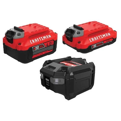 CRAFTSMAN V20 4Ah + 2Ah battery starter kit