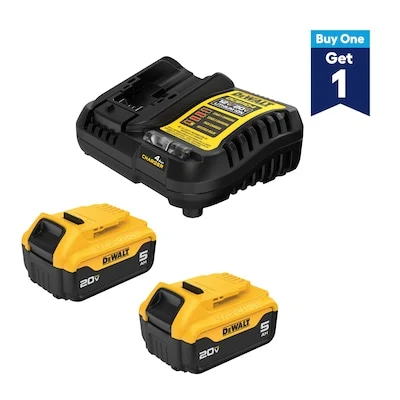 DEWALT 20V MAX 5Ah battery starter kit
