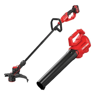 CRAFTSMAN V20 trimmer + leaf blower kit
